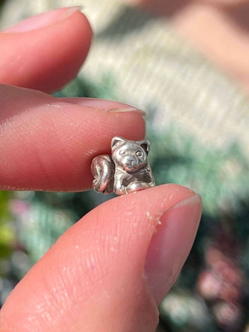 Trollbeads Sterling Silver Kitten Bead